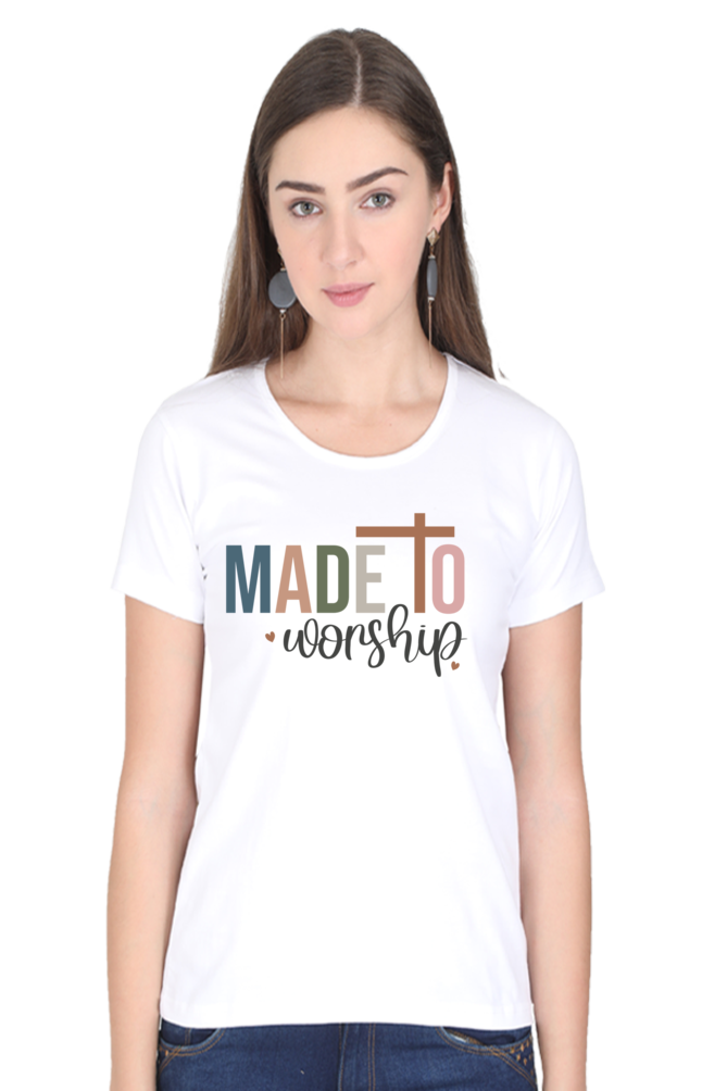 Made to Worship - Round neck, short-sleeve tee