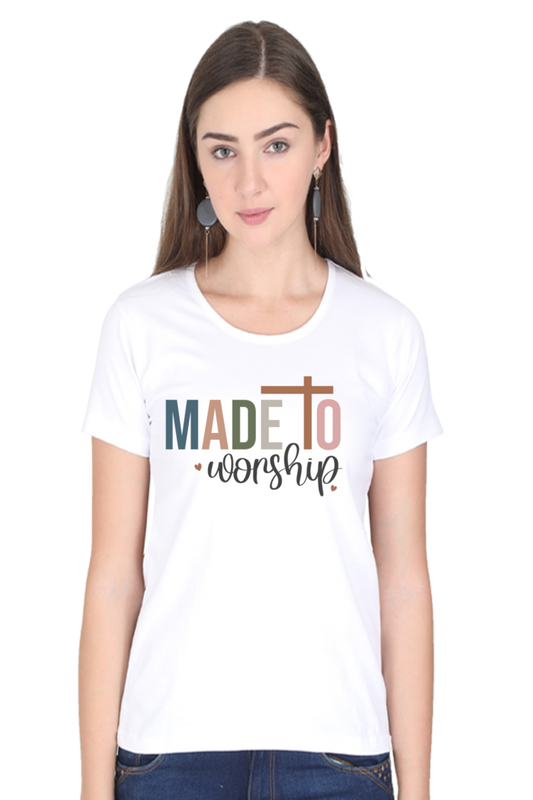 Made to Worship - Round neck, short-sleeve tee