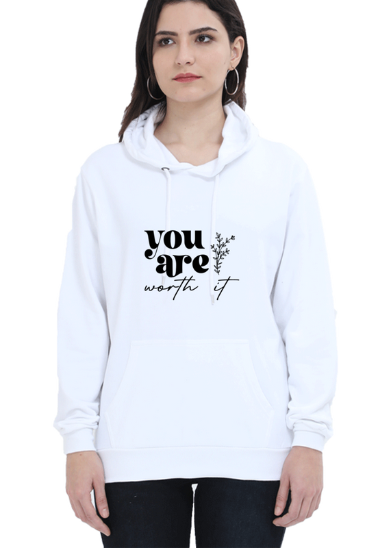 You Are Worth It - Unisex Christian Faith Women Hoodie