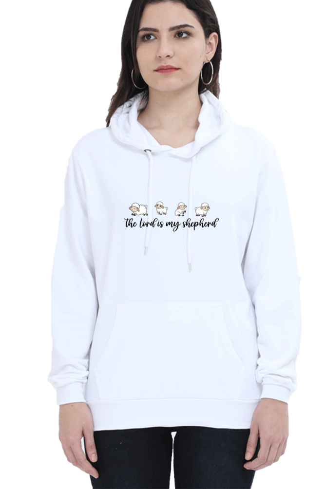 The Lord Is My Shepherd - Unisex Christian Faith Women Hoodie