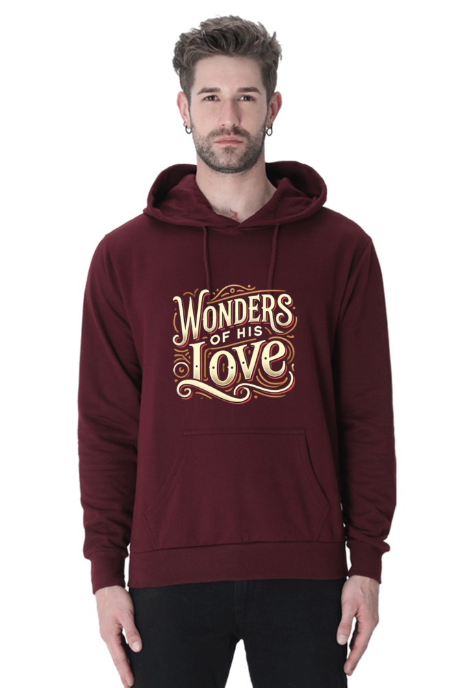 Wonders Of His Love - Christmas Themed Unisex Hoodie