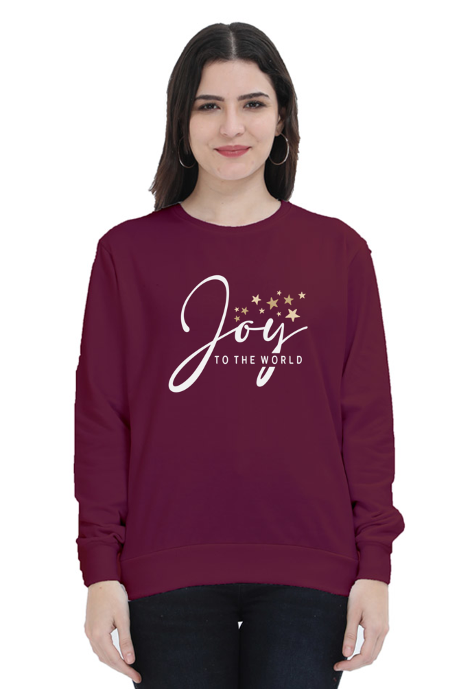 Joy To The World - Christmas Themed Unisex Sweatshirt