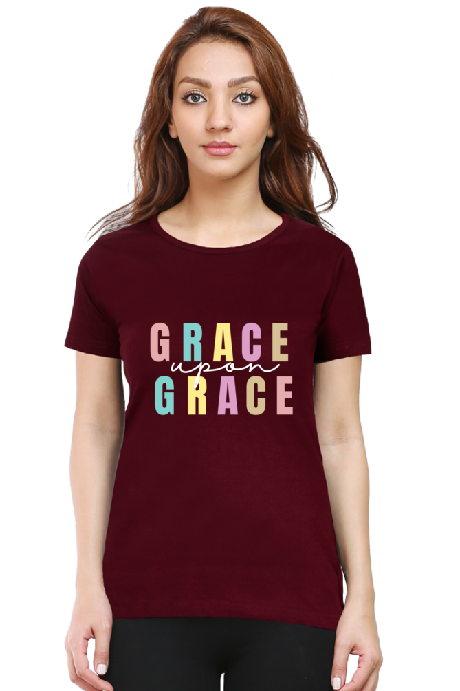 Grace Upon Grace - Round neck, short-sleeve tee