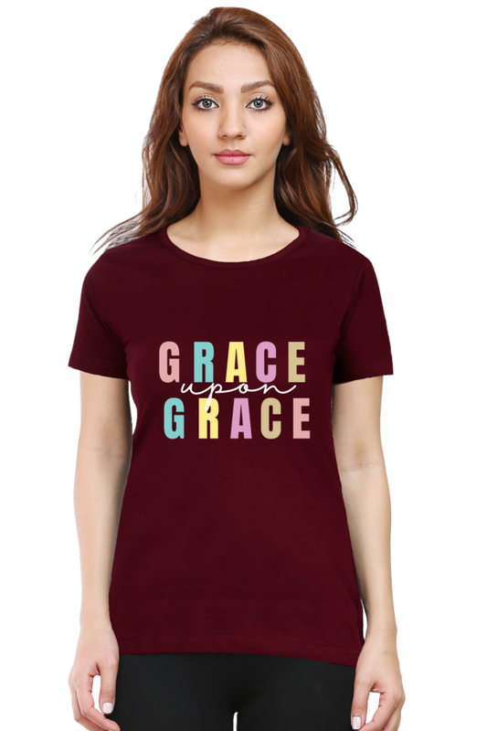 Grace Upon Grace - Round neck, short-sleeve tee