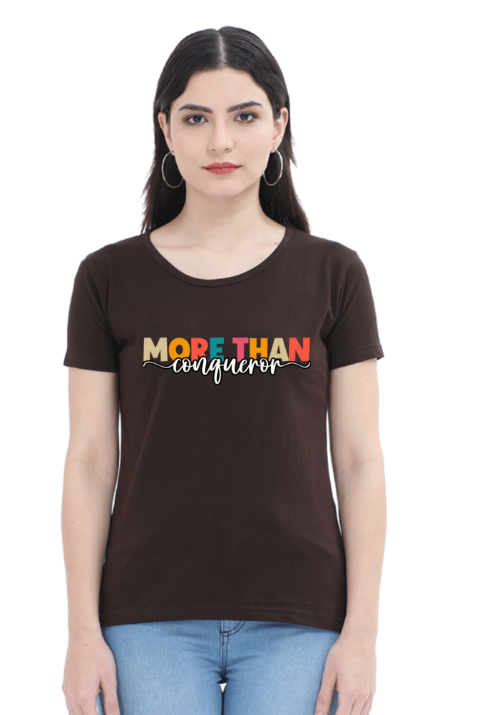 More Than Conqueror - Round neck, short-sleeve Tee