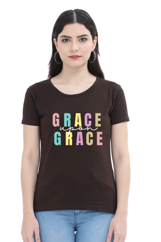 Grace Upon Grace - Round neck, short-sleeve tee