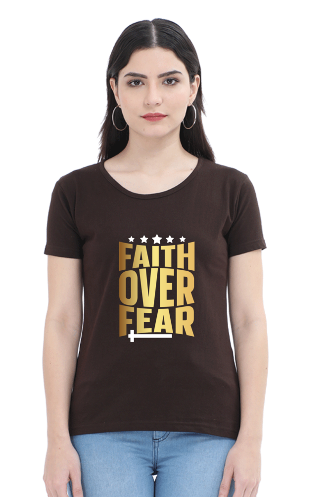 Faith Over Fear - Round neck, short-sleeve tee