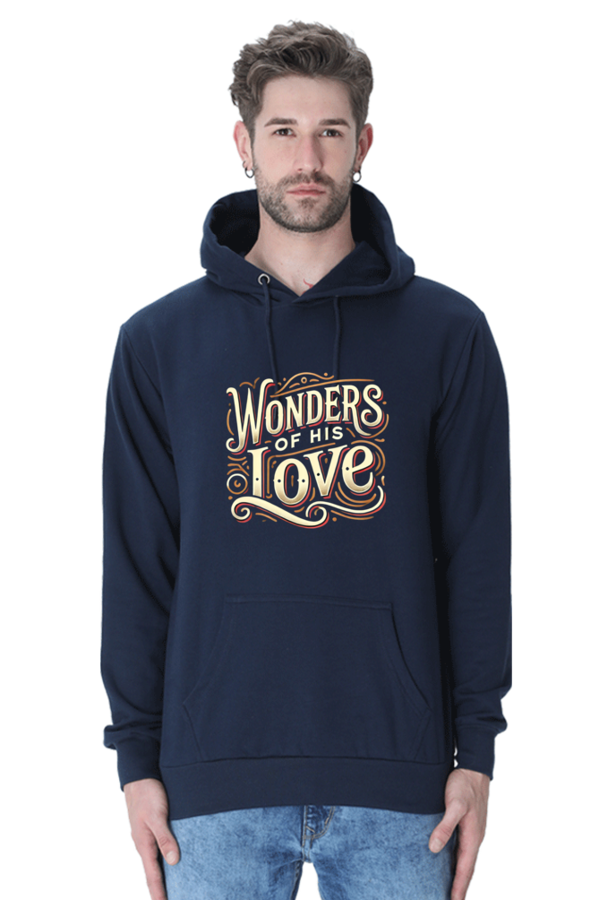 Wonders Of His Love - Christmas Themed Unisex Hoodie