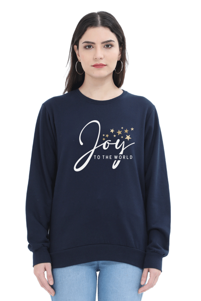 Joy To The World - Christmas Themed Unisex Sweatshirt