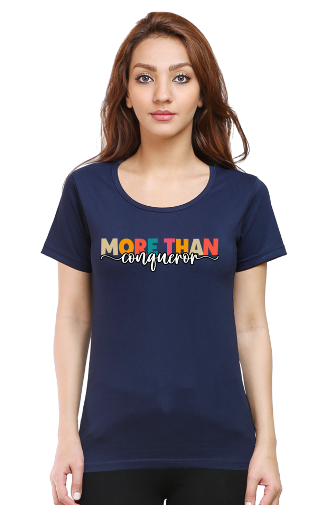 More Than Conqueror - Round neck, short-sleeve Tee