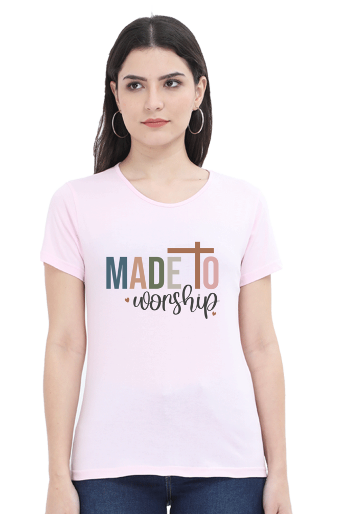 Made to Worship - Round neck, short-sleeve tee