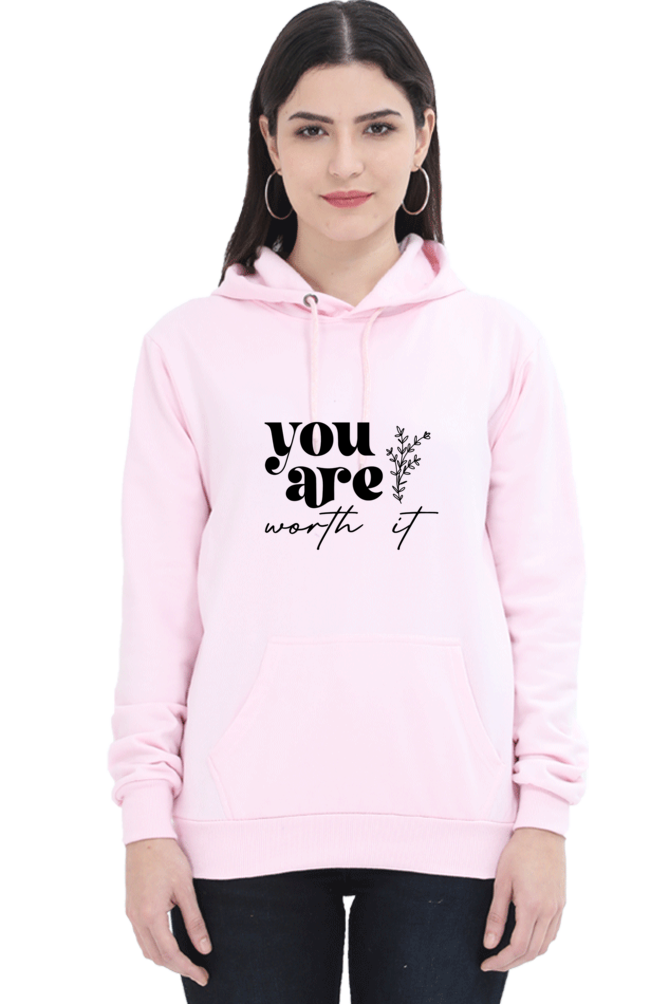 You Are Worth It - Unisex Christian Faith Women Hoodie