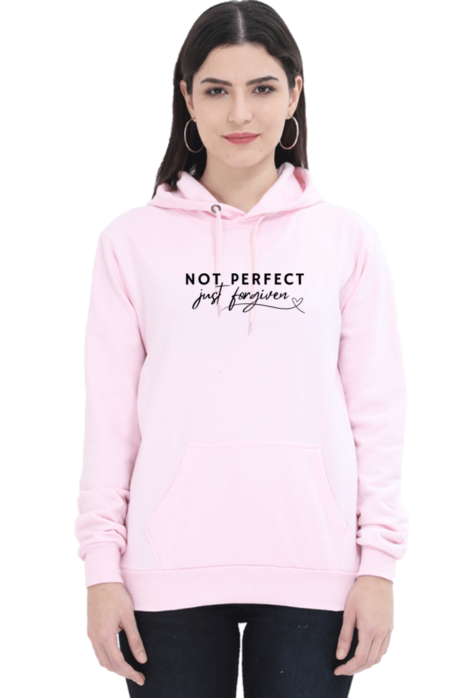 Not Perfect, Just forgiven - Chritian faith Inspirational Unisex Hoodie