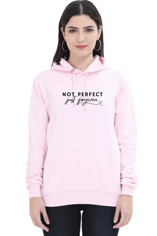 Not Perfect, Just forgiven - Chritian faith Inspirational Unisex Hoodie