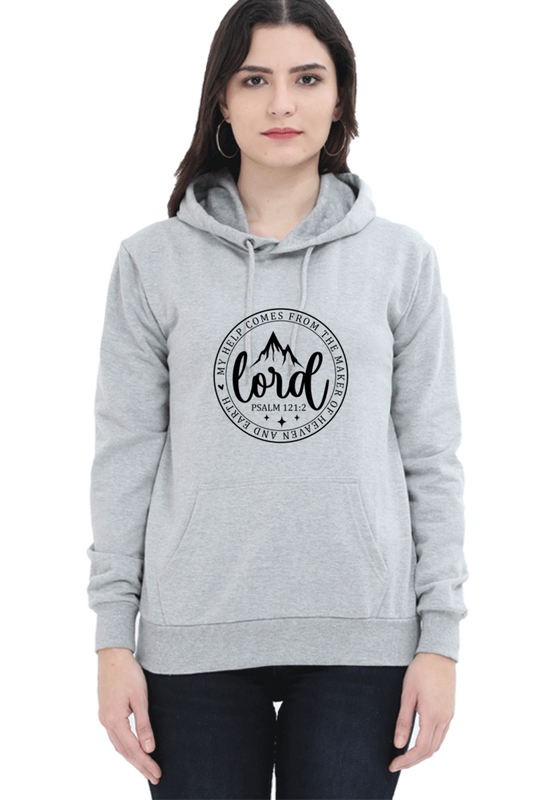 My Help Comes From The Lord - Unisex Christian Faith Women Hoodie