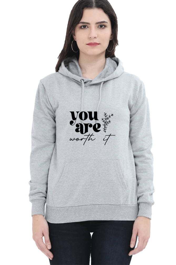 You Are Worth It - Unisex Christian Faith Women Hoodie