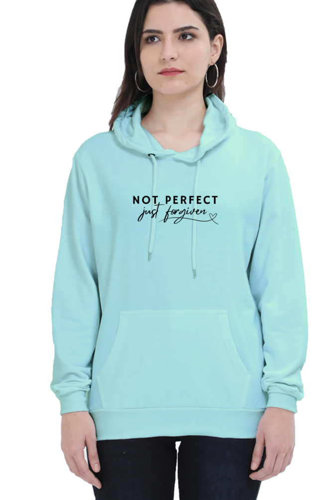 Not Perfect, Just forgiven - Chritian faith Inspirational Unisex Hoodie