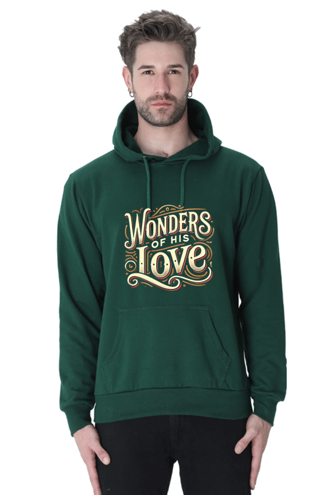 Wonders Of His Love - Christmas Themed Unisex Hoodie